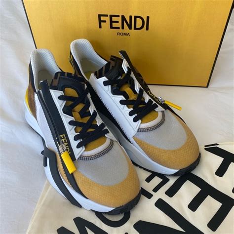 fendi shoes yellow|More.